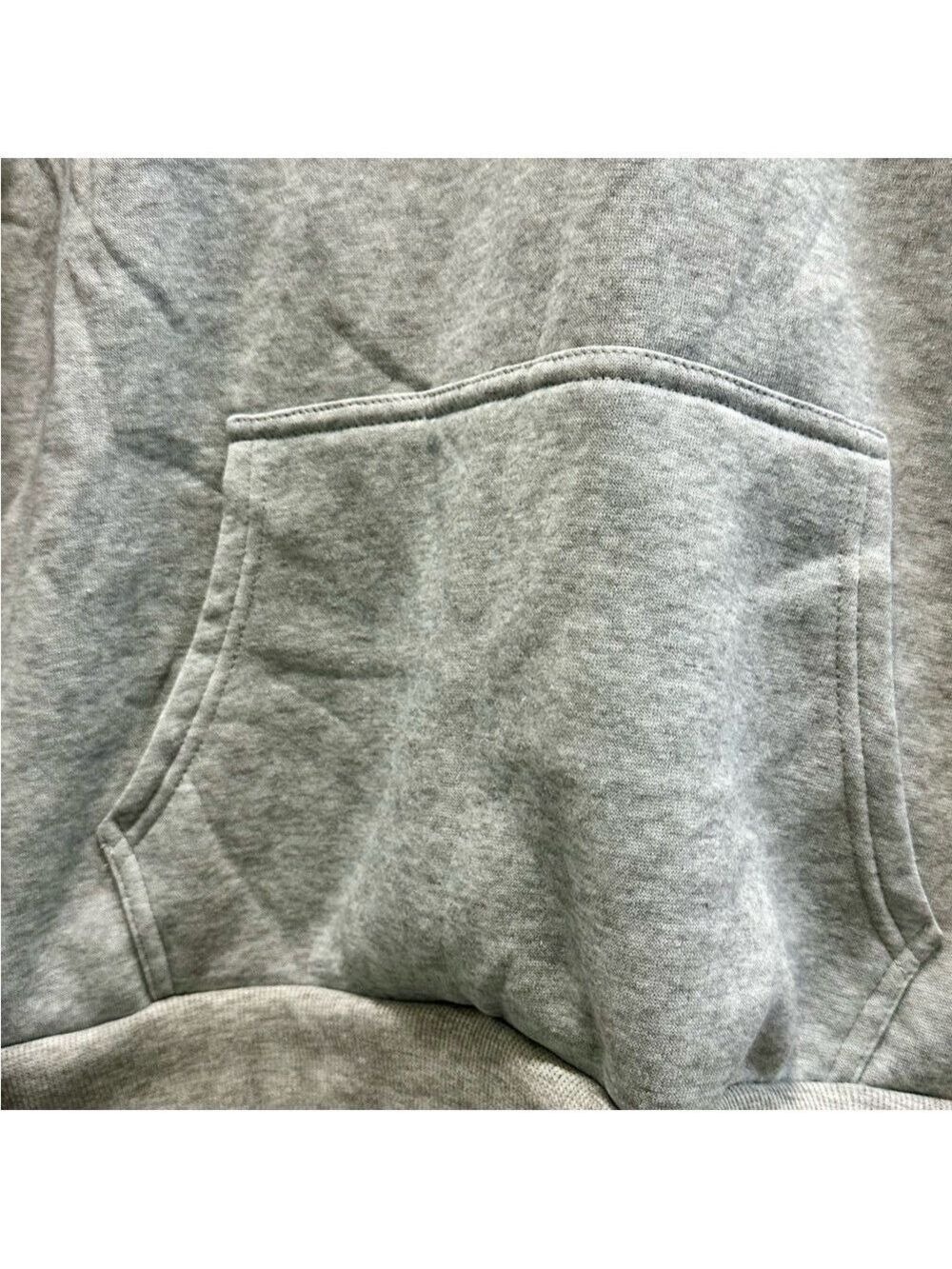 I ❤️ MY HOT GIRLFRIEND Grey Long Sleeve Hoodie with Kangaroo Pocket - Picture 7 of 8